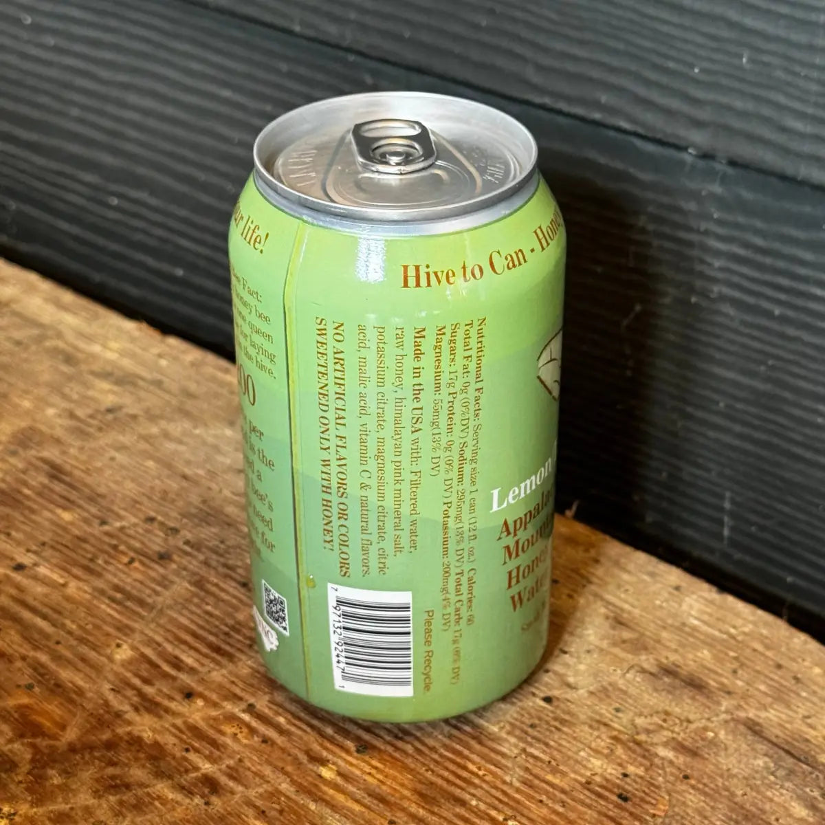 Flavored Sparkling Water with Honey - Lemon Lime - with Electrolytes - Wehrloom Honey