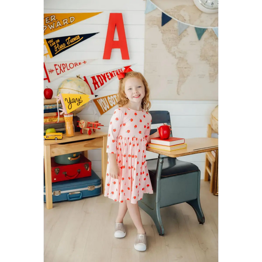An Apple a Day Twirl Dress - Back to School - Mila & Rose ®