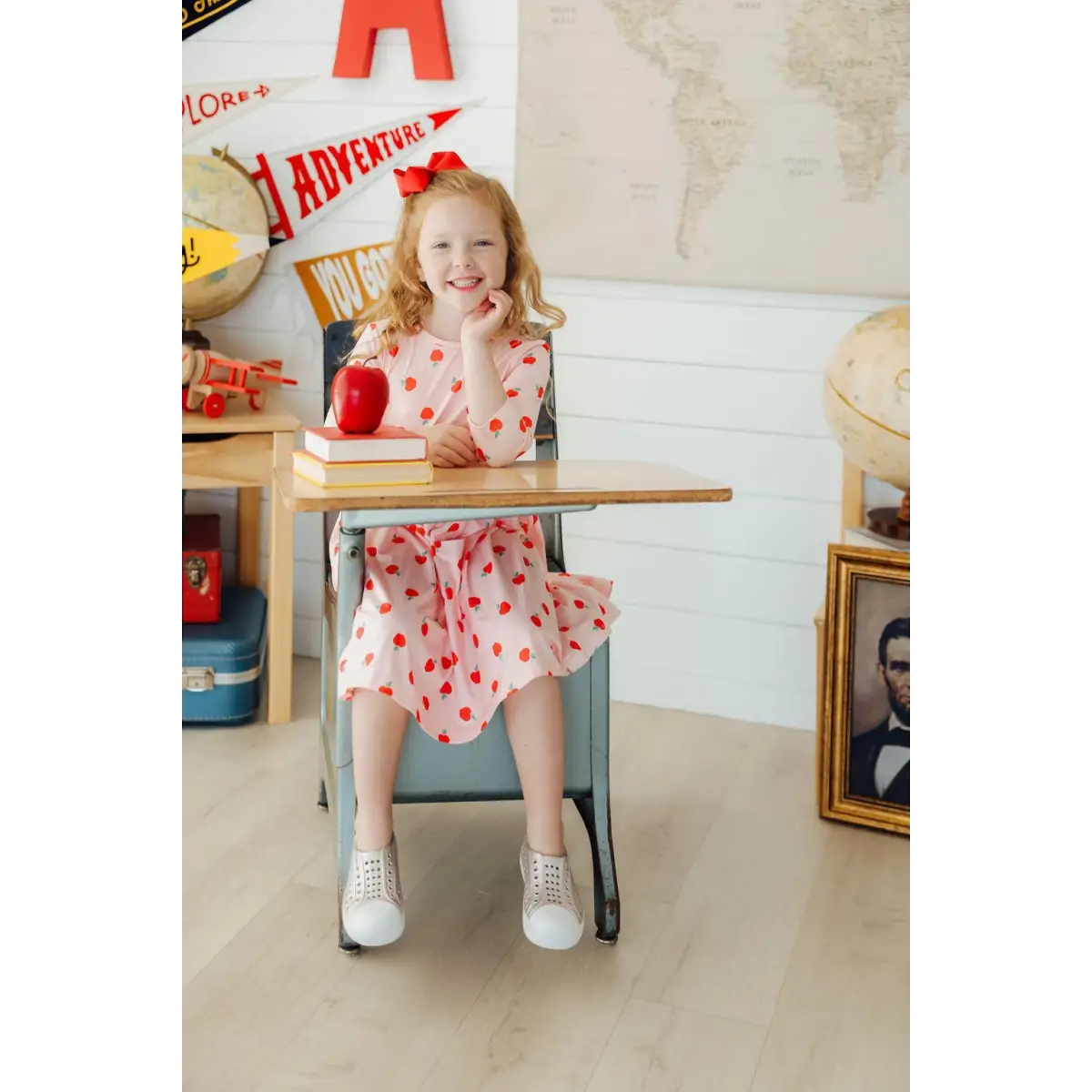 An Apple a Day Twirl Dress - Back to School - Mila & Rose ®