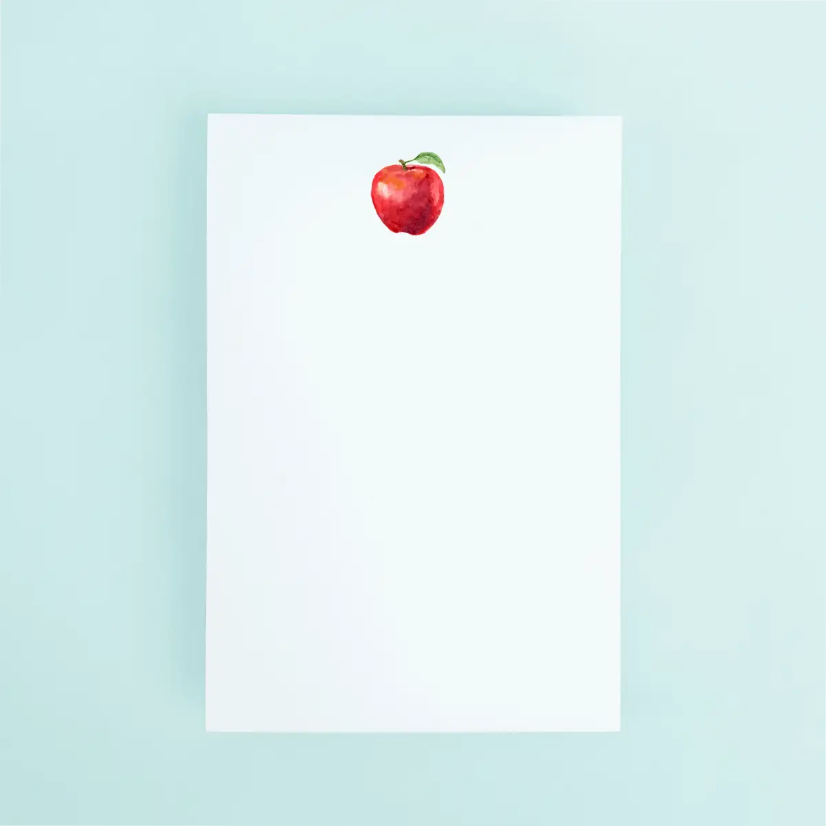Apple Notepad - Watercolor - Taylor Paladino