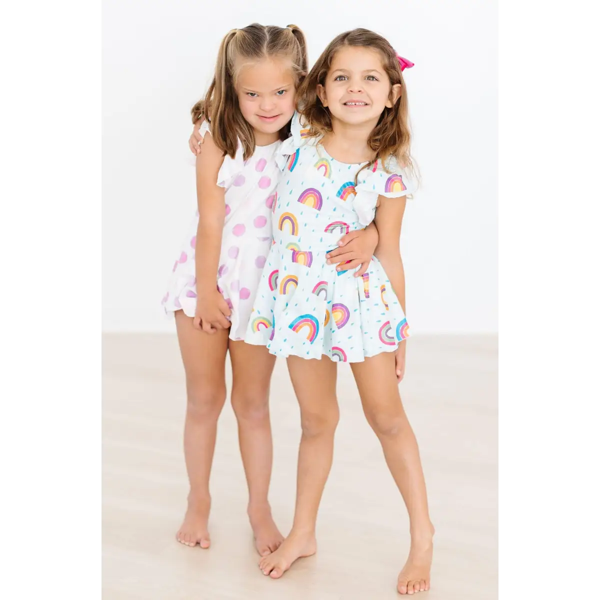Twirl Leotard with Skirt - April Showers - Rainbow - Mila & Rose ®