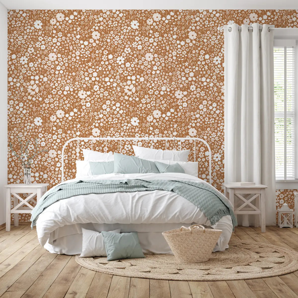April Wallpaper - Meadow Flowers - by Antonela Fulir - Loomwell Home Goods