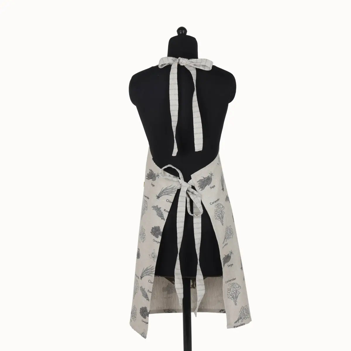 Apron - Charcoal Herbs - Standard Tie - Raine & Humble