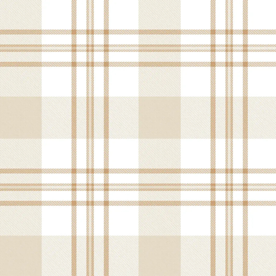 Archer Plaid Wallpaper - Subtle Plaid - Sample 1 foot by 1 foot - Loomwell Home Goods