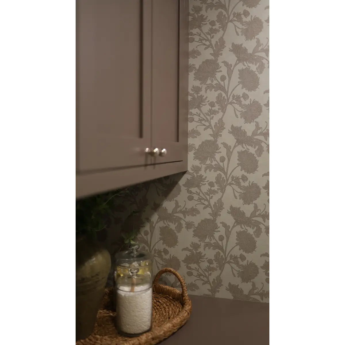 Archie Wallpaper - Flower Vines - by Taddy Mikelaites - Loomwell Home Goods