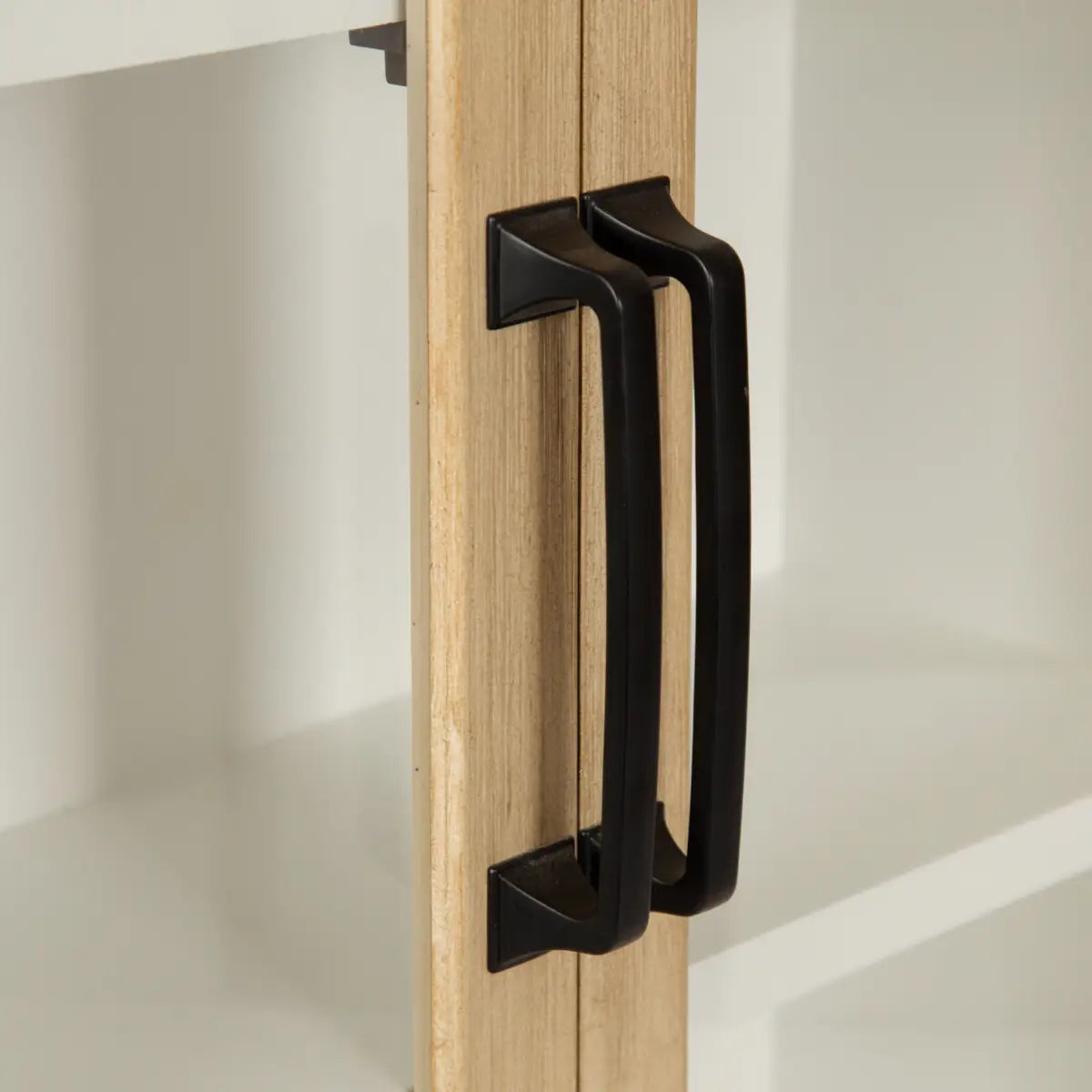Arcott Arch Wall Cabinet with Shelves - kateandlaurel