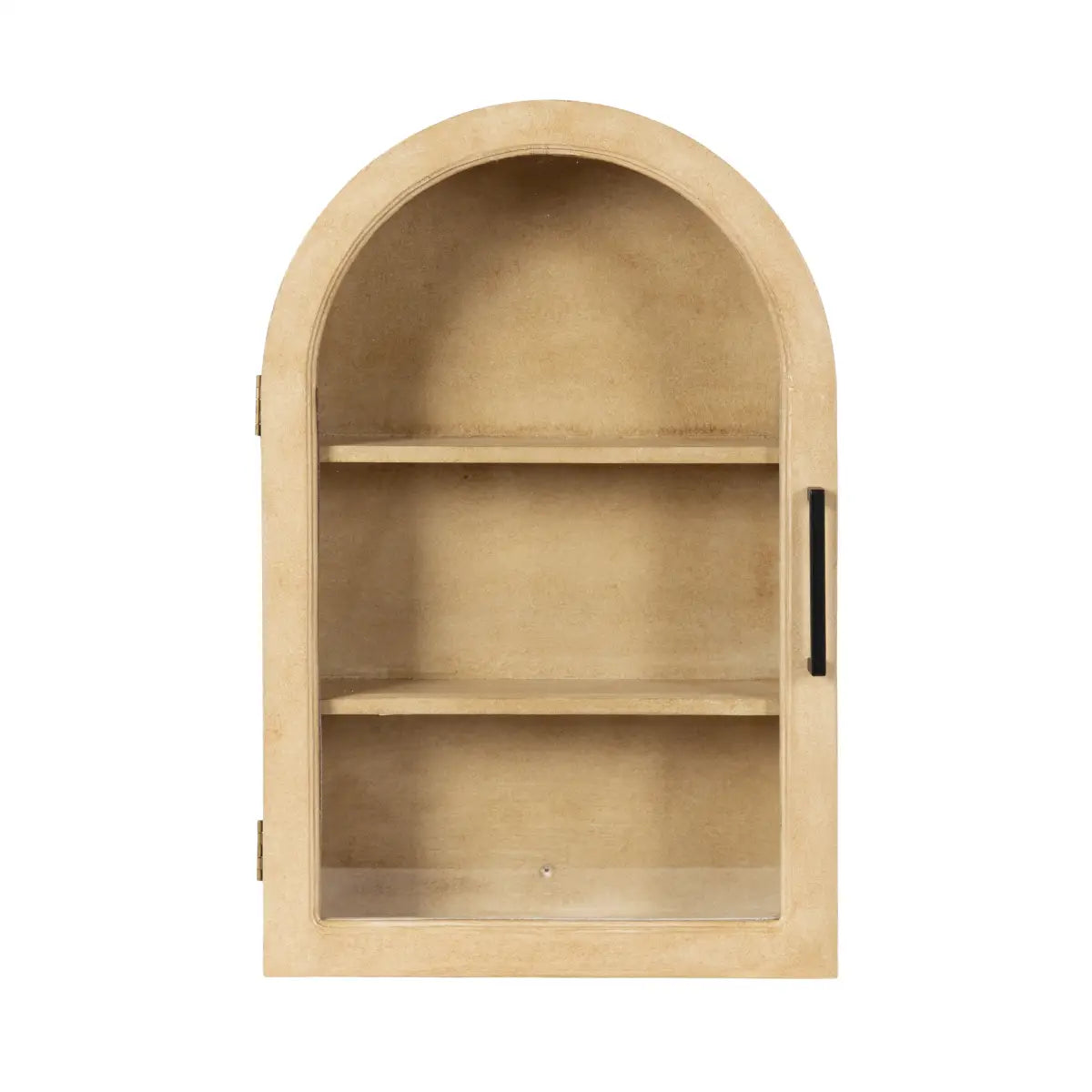 Arcott Arch Wall Cabinet with Shelves - kateandlaurel