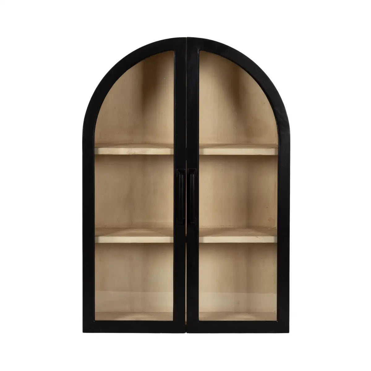 Arcott Arch Wall Cabinet with Shelves - kateandlaurel