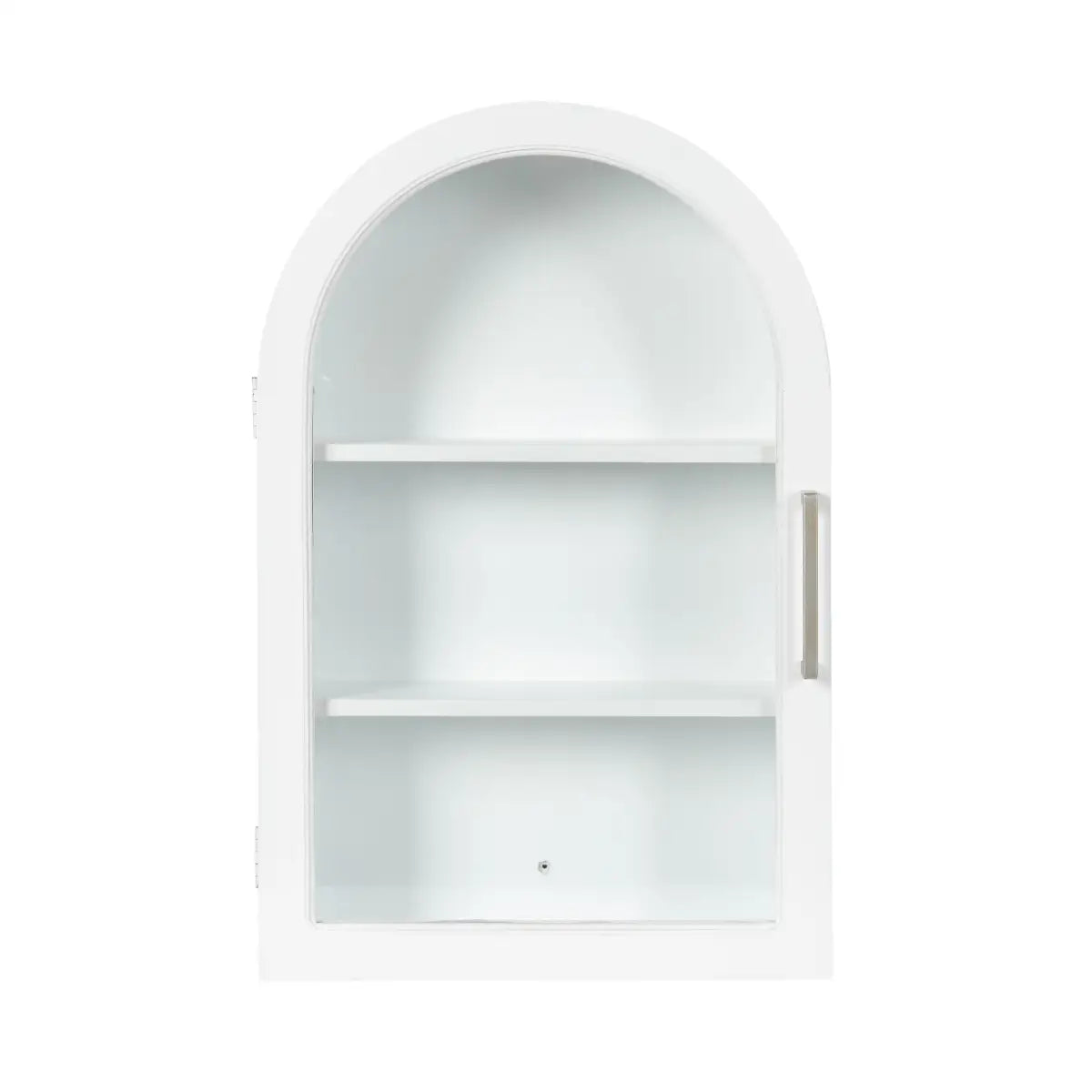 Arcott Arch Wall Cabinet with Shelves - kateandlaurel