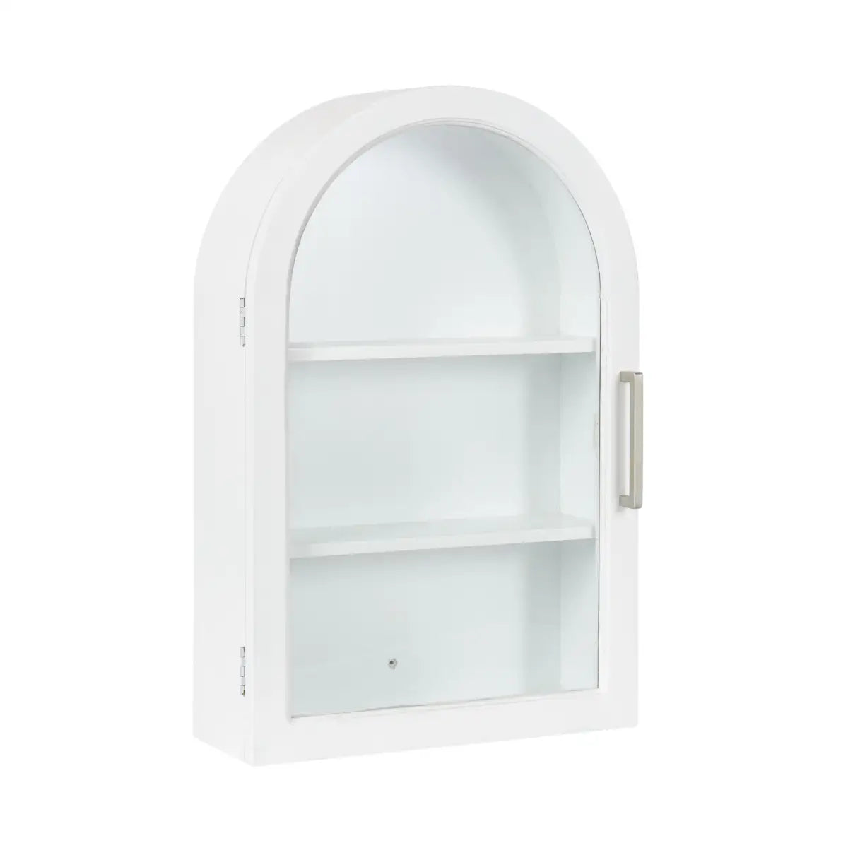 Arcott Arch Wall Cabinet with Shelves - kateandlaurel
