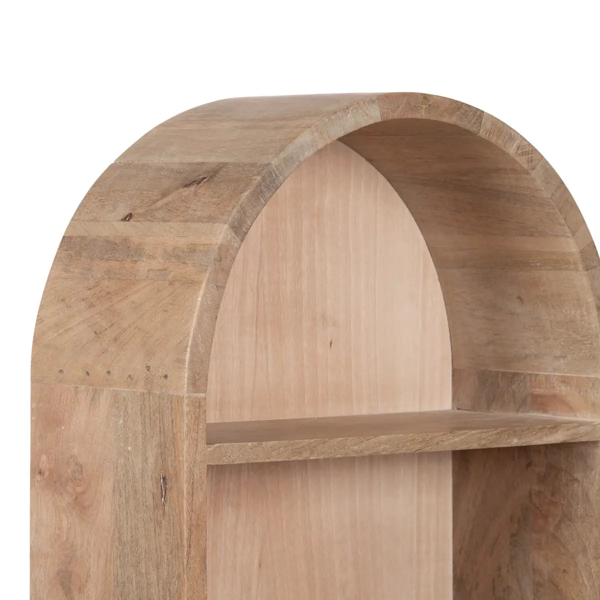 Arcott Arch Wall Shelf - Wood 4 Shelves - kateandlaurel
