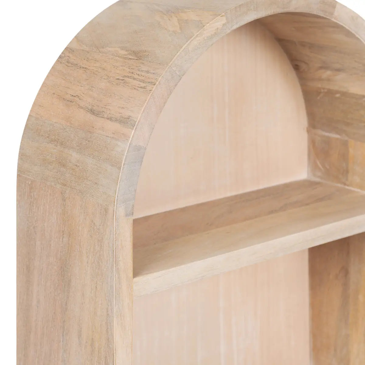Arcott Arch Wall Shelf - Wood 4 Shelves - kateandlaurel