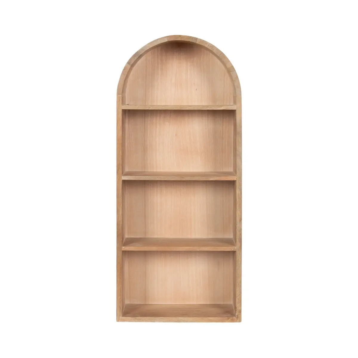 Arcott Arch Wall Shelf - Wood 4 Shelves - kateandlaurel