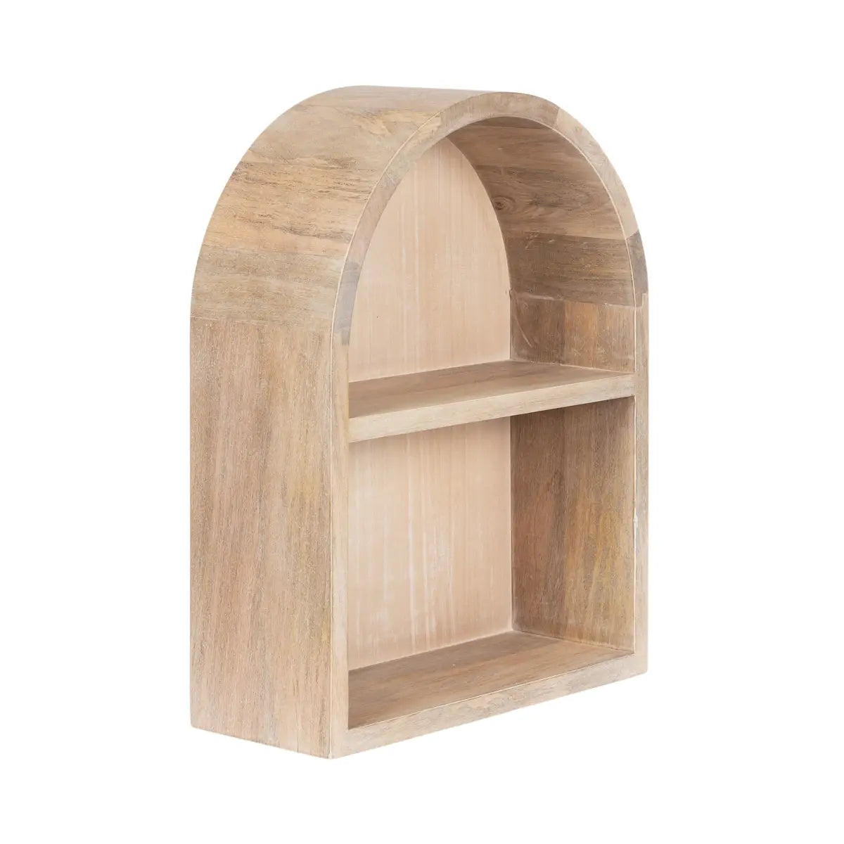 Arcott Arch Wall Shelf - Wood 4 Shelves - Natural / 16x6x20 - kateandlaurel