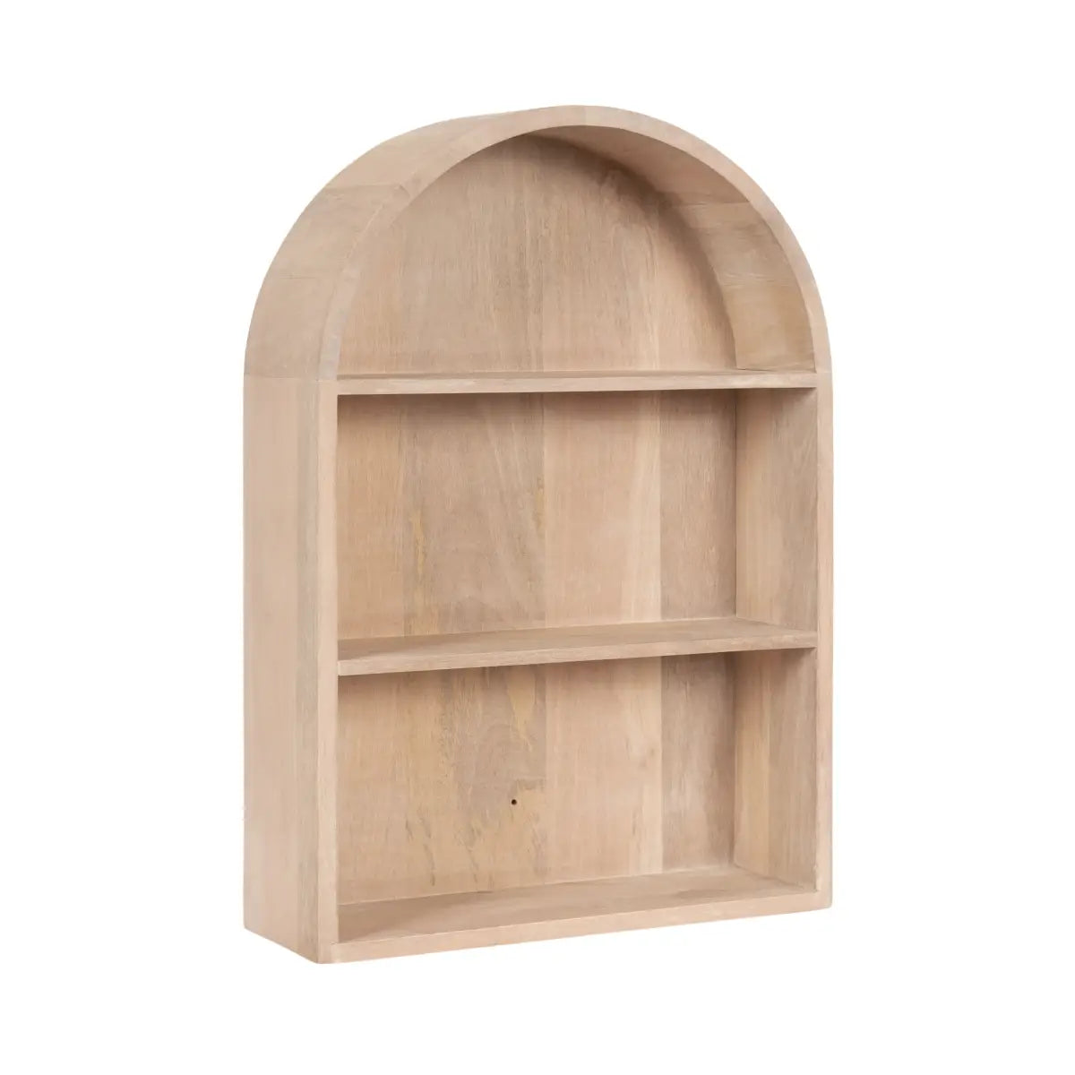 Arcott Arch Wall Shelf - Wood 4 Shelves - Natural / 18x6x26 - kateandlaurel
