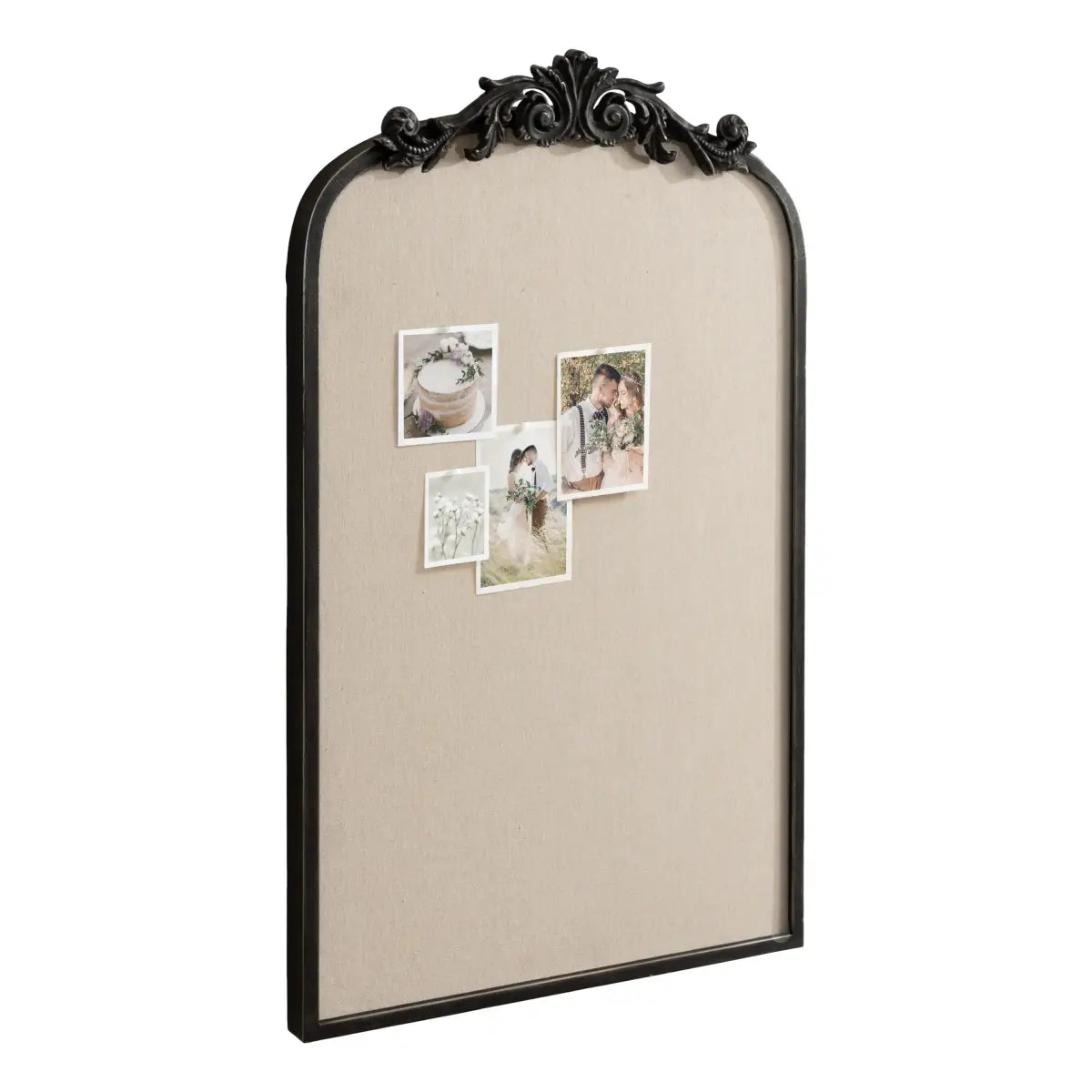 Arendahl Arch Framed Pinboard or Bulletin Board - Black / 19x31 - kateandlaurel