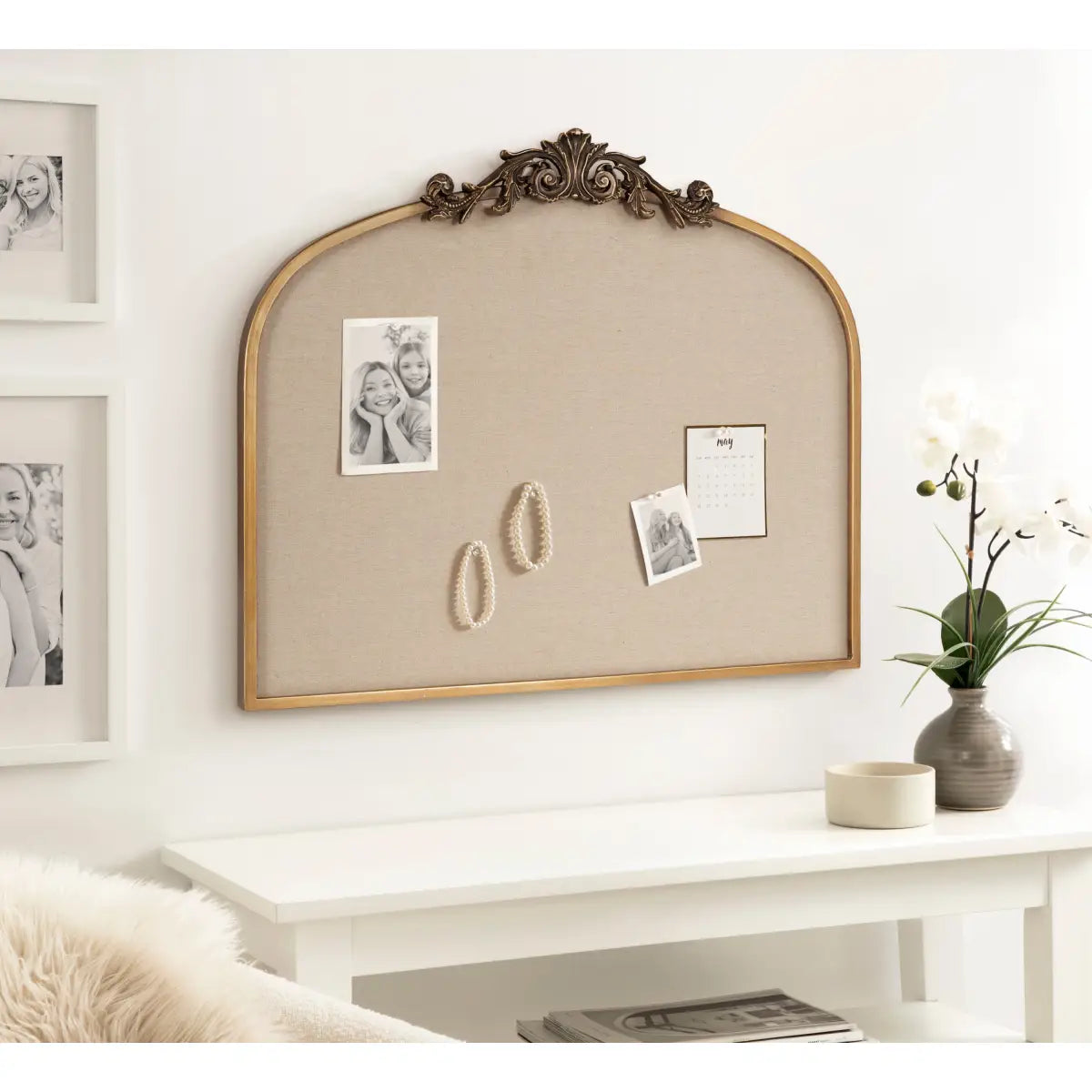 Arendahl Arch Framed Pinboard or Bulletin Board - kateandlaurel