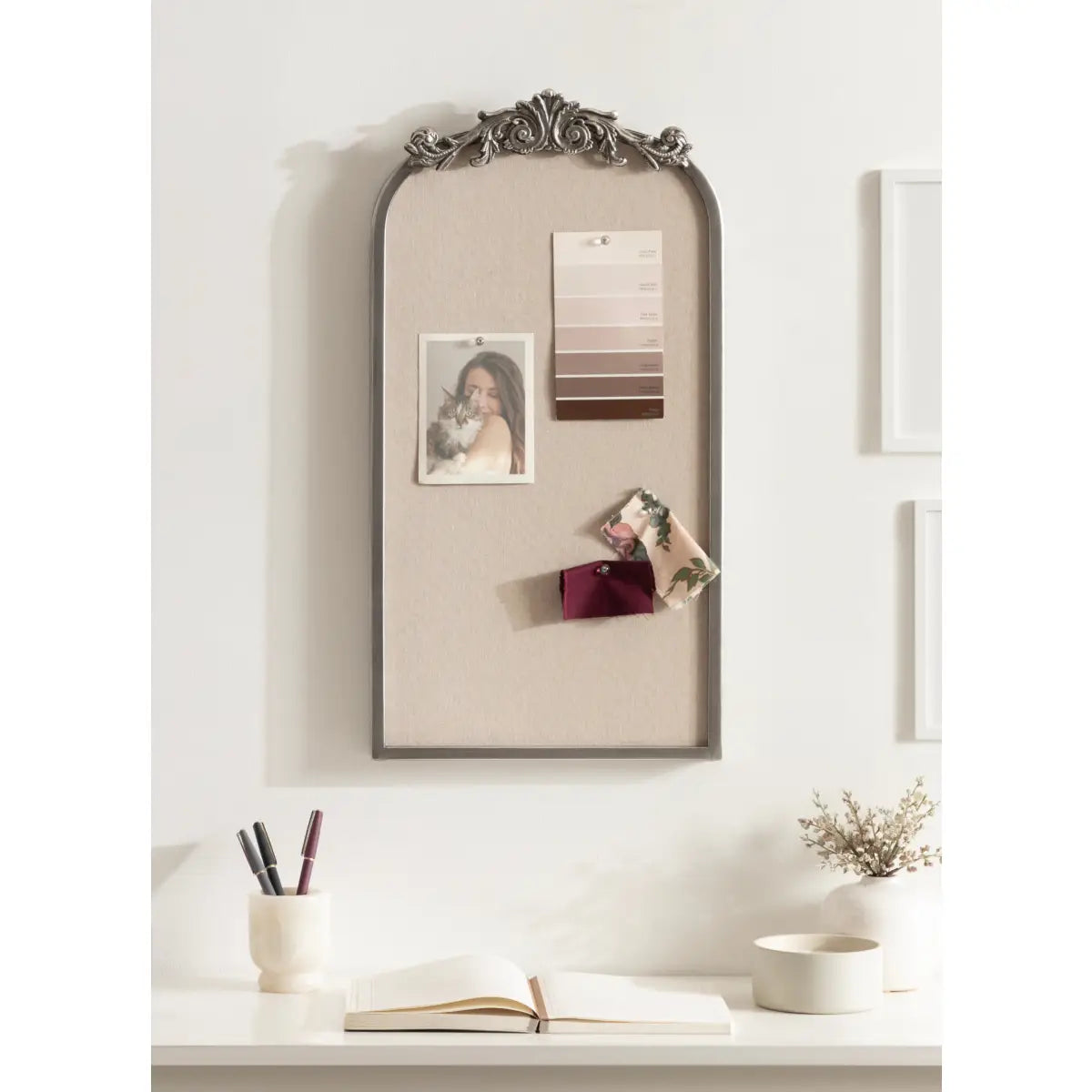 Arendahl Arch Framed Pinboard or Bulletin Board - kateandlaurel
