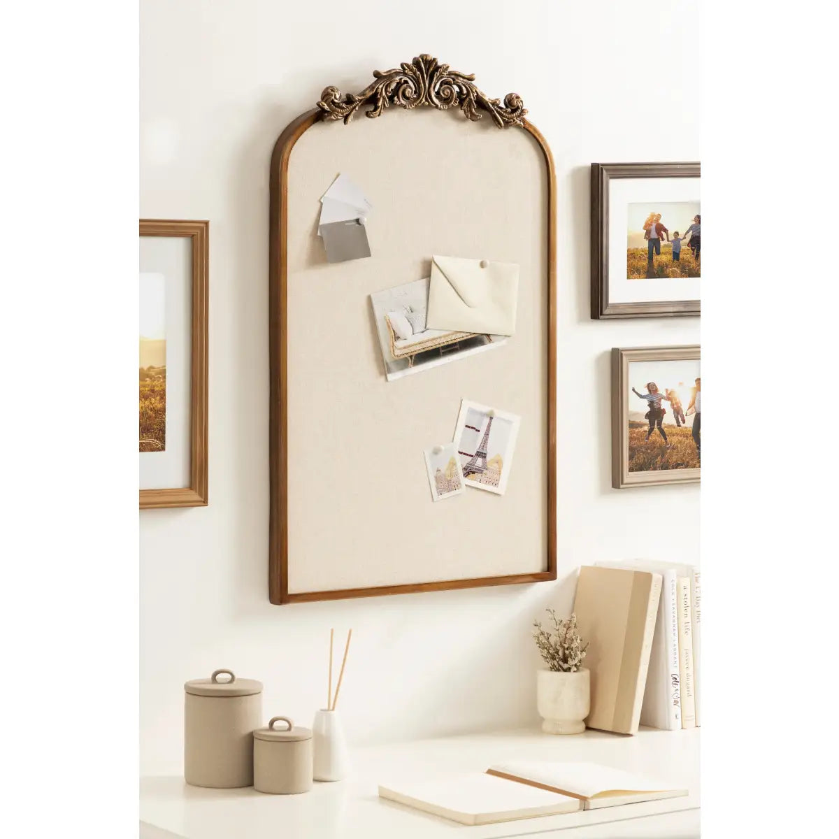 Arendahl Arch Framed Pinboard or Bulletin Board - kateandlaurel