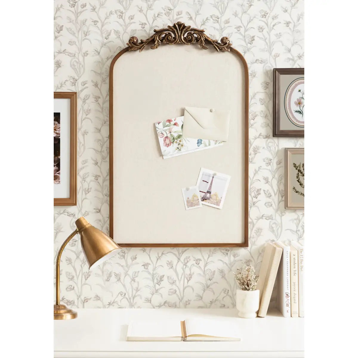 Arendahl Arch Framed Pinboard or Bulletin Board - kateandlaurel