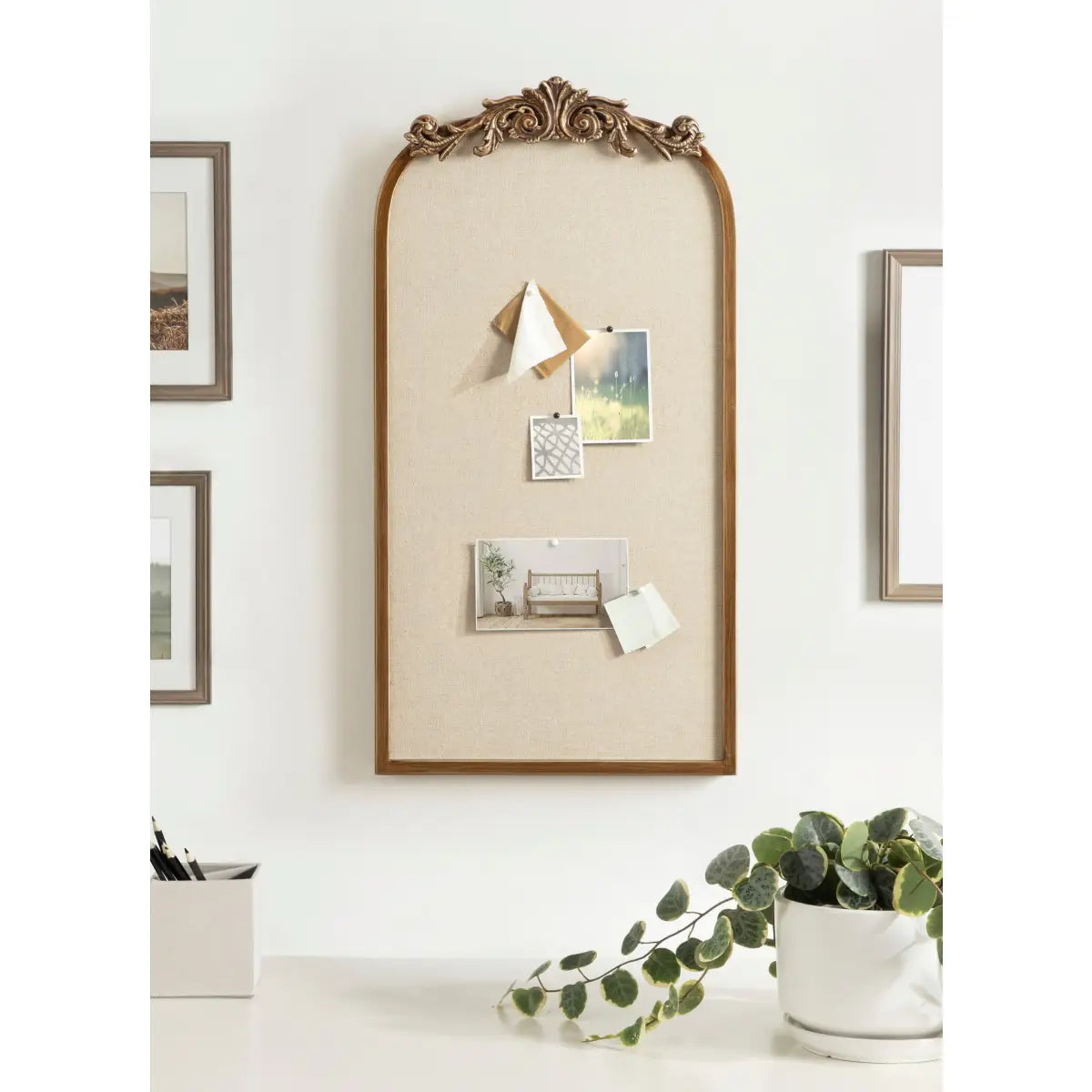 Arendahl Arch Framed Pinboard or Bulletin Board - kateandlaurel