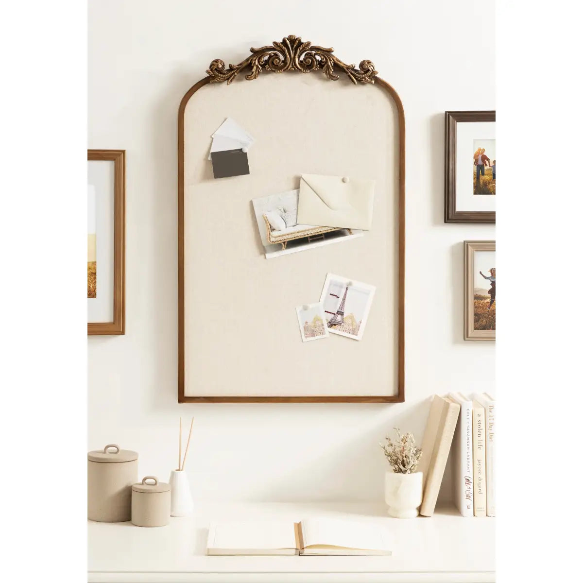 Arendahl Arch Framed Pinboard or Bulletin Board - kateandlaurel