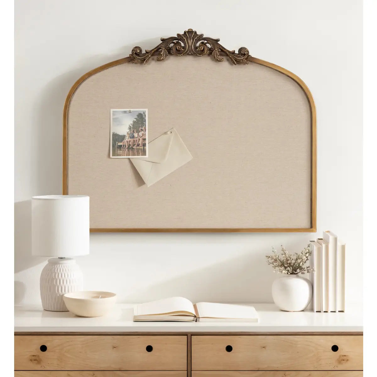 Arendahl Arch Framed Pinboard or Bulletin Board - kateandlaurel
