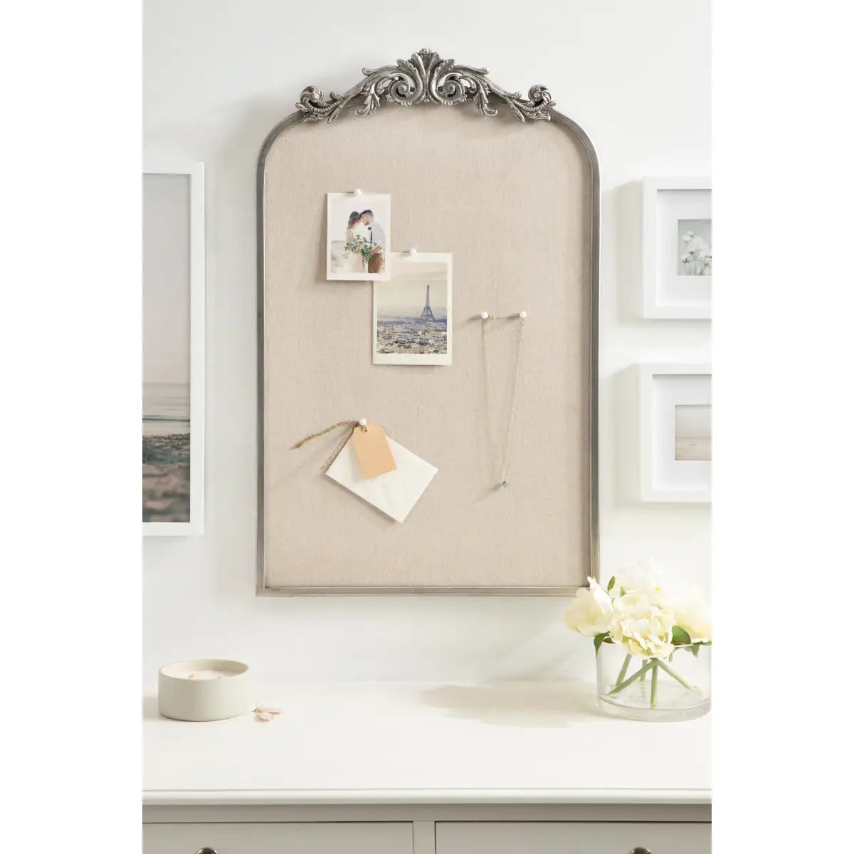 Arendahl Arch Framed Pinboard or Bulletin Board - kateandlaurel