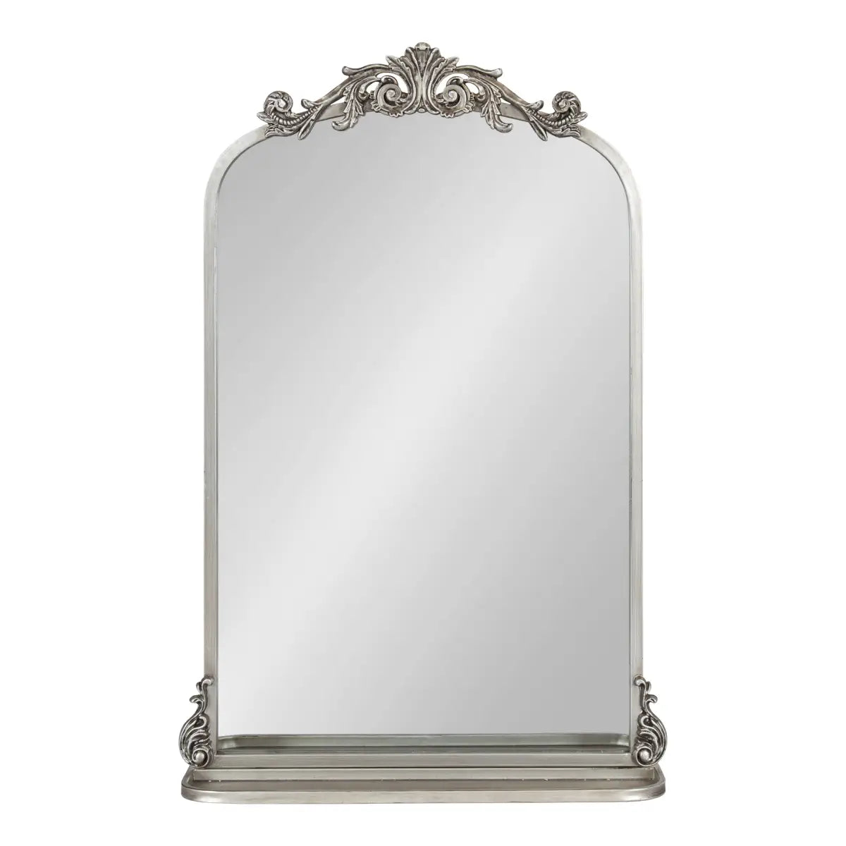 Arendahl Elegant Arch Mirror with Shelf - kateandlaurel