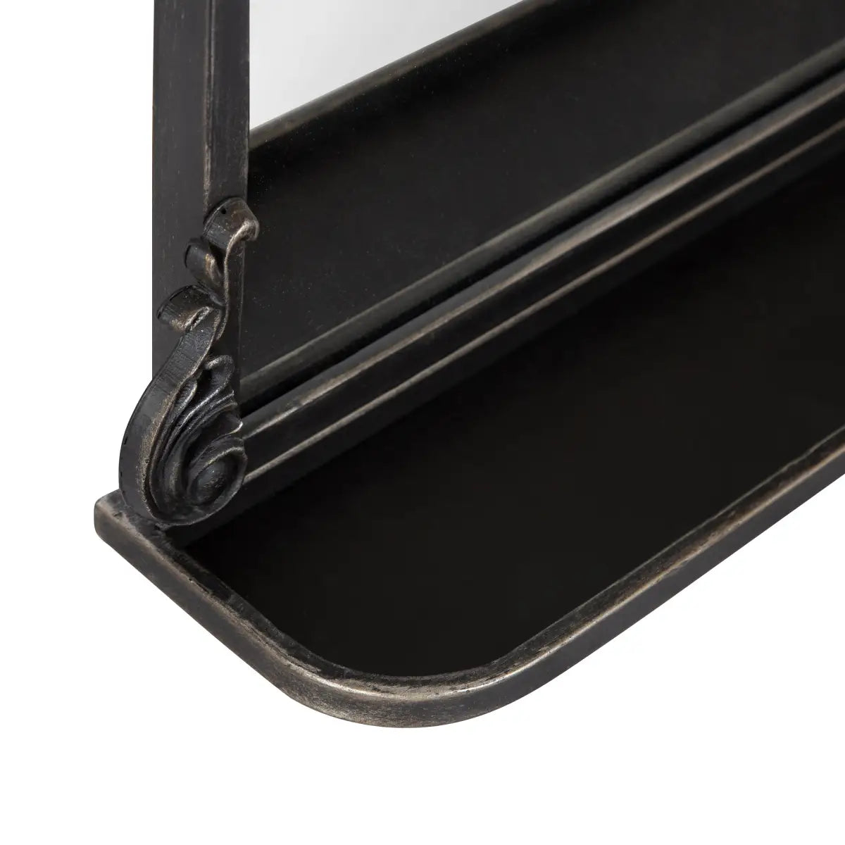 Arendahl Elegant Arch Mirror with Shelf - kateandlaurel