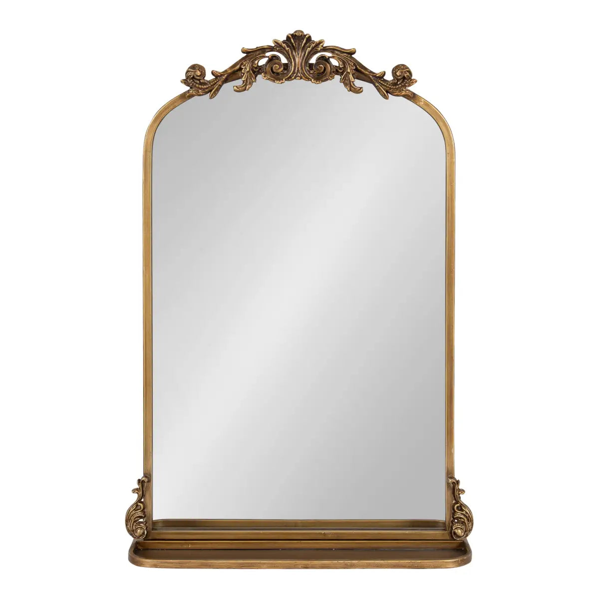 Arendahl Elegant Arch Mirror with Shelf - kateandlaurel