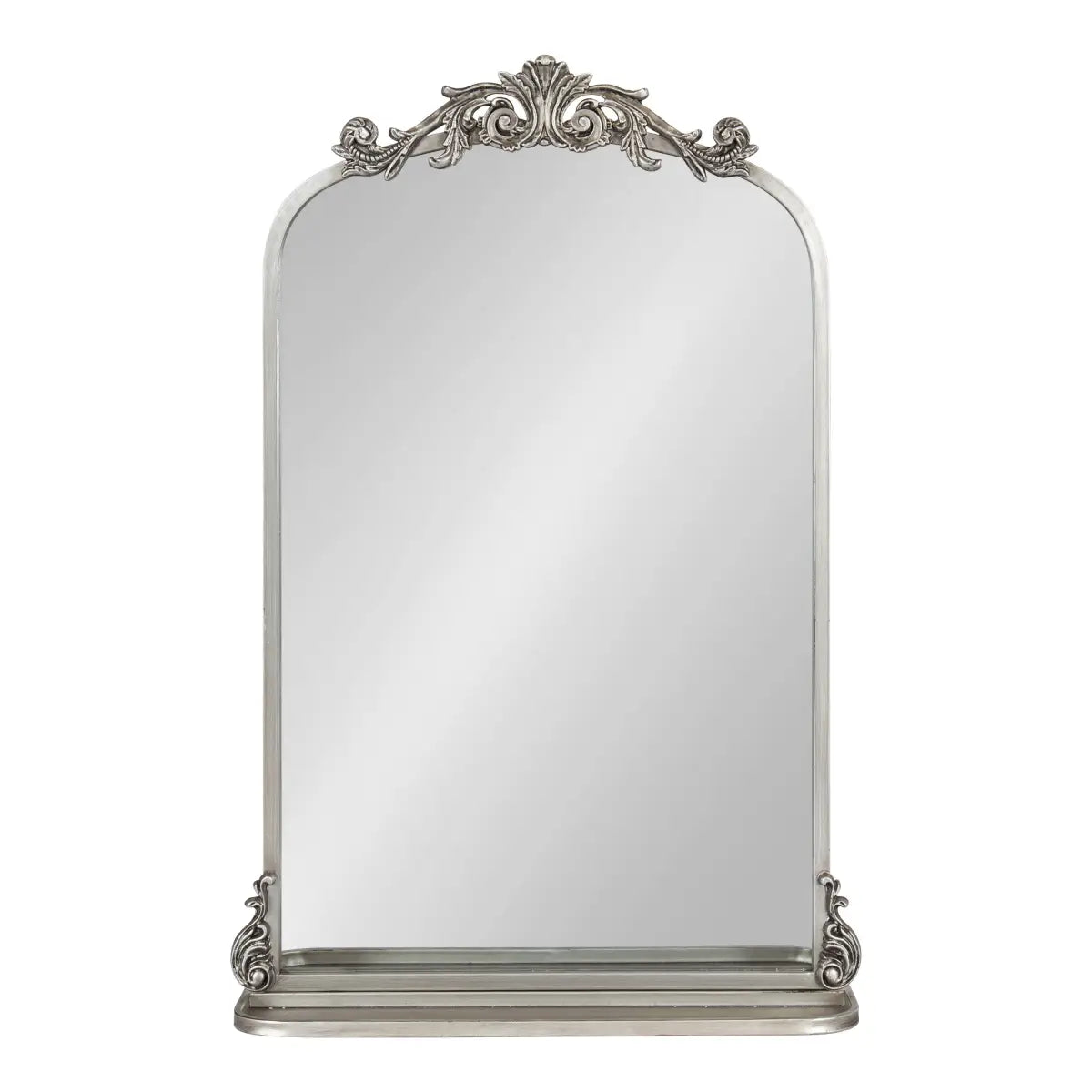 Arendahl Elegant Arch Mirror with Shelf - kateandlaurel