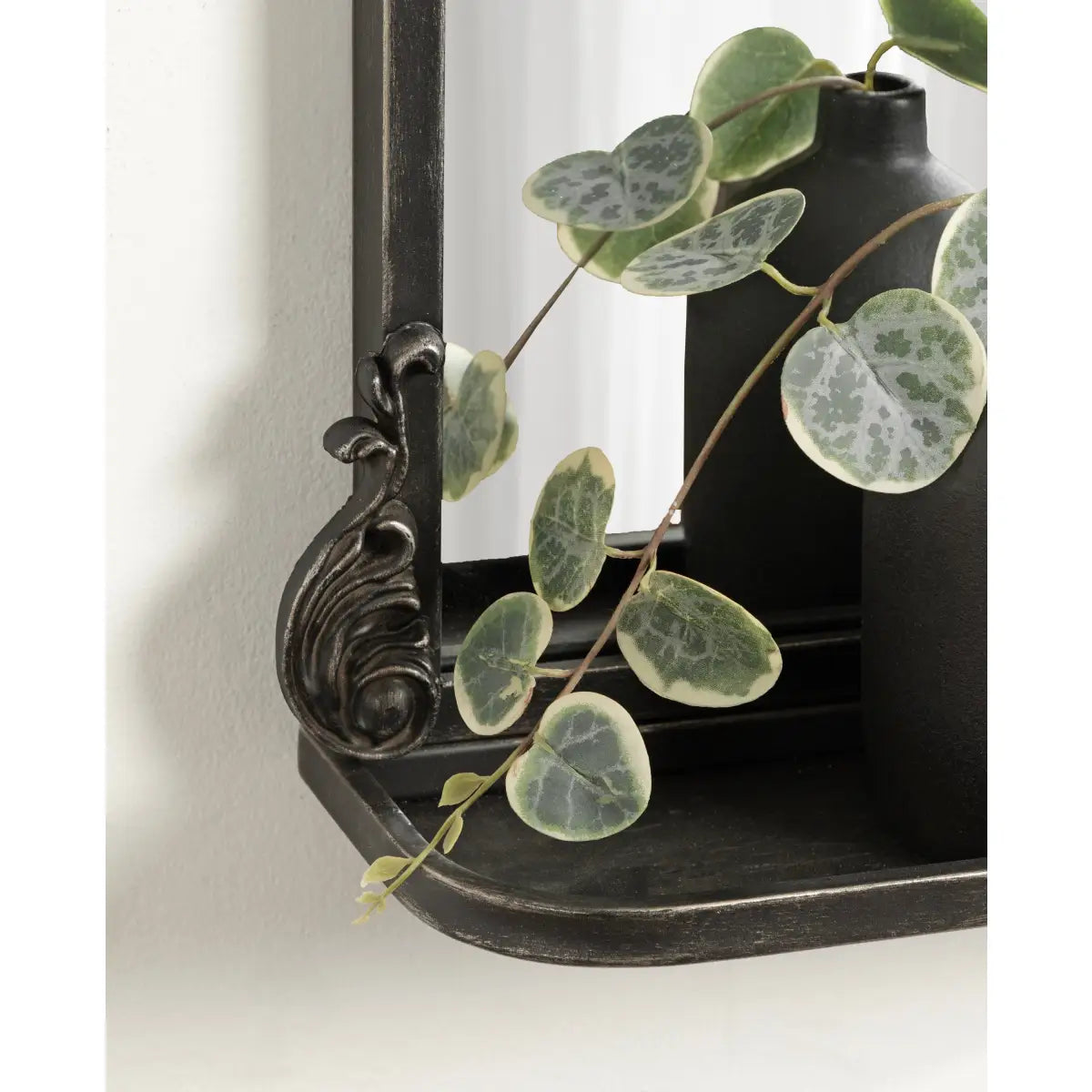 Arendahl Elegant Arch Mirror with Shelf - kateandlaurel