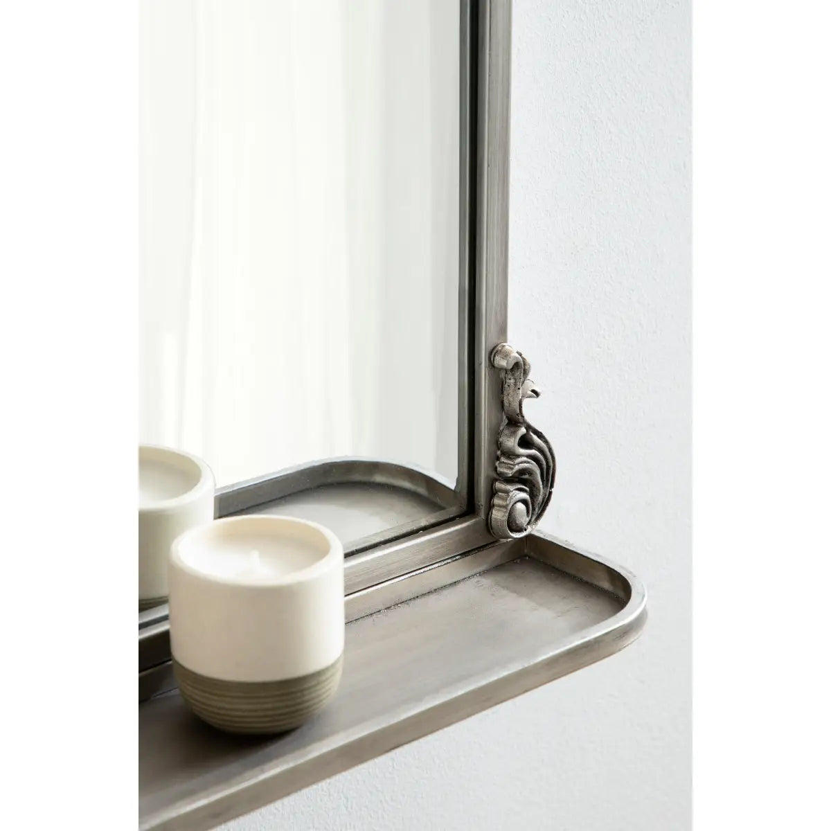 Arendahl Elegant Arch Mirror with Shelf - kateandlaurel