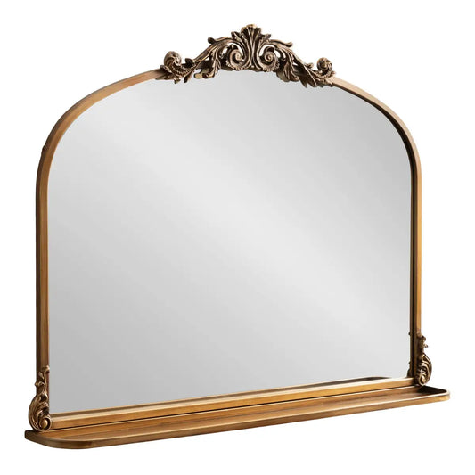 Arendahl Elegant Arch Mirror with Shelf - kateandlaurel