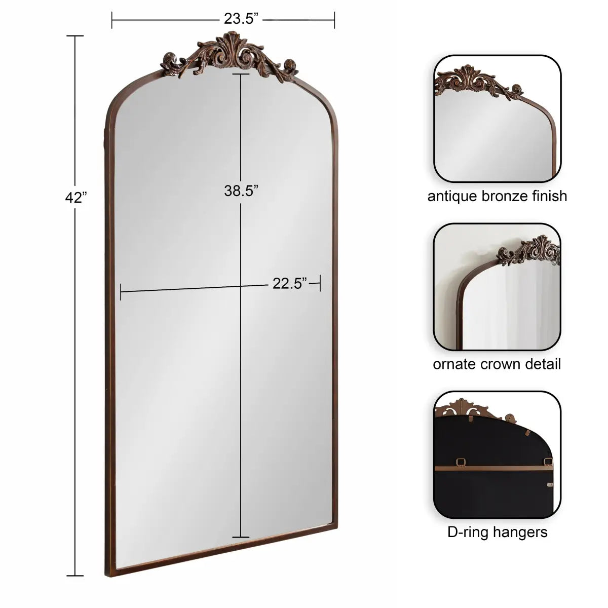 Arendahl Elegant Arch Mirror - kateandlaurel