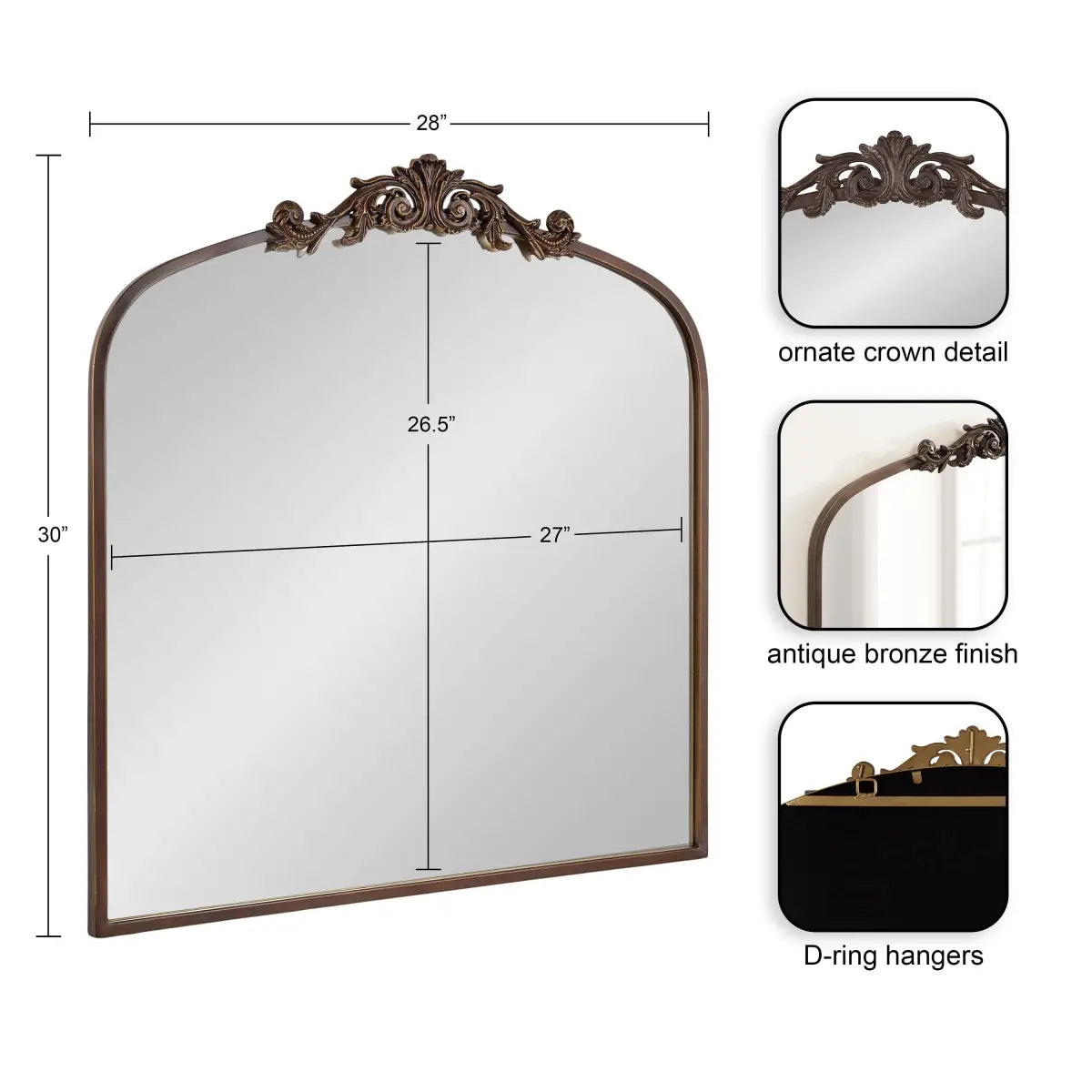 Arendahl Elegant Arch Mirror - kateandlaurel