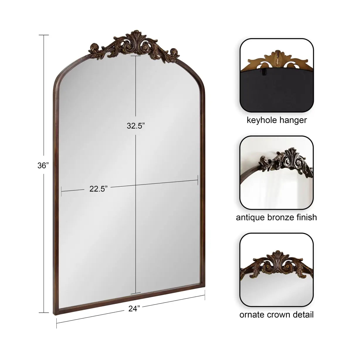 Arendahl Elegant Arch Mirror - kateandlaurel