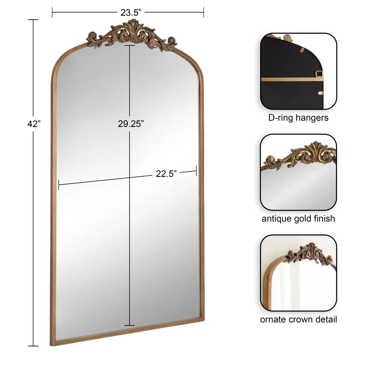 Arendahl Elegant Arch Mirror - kateandlaurel
