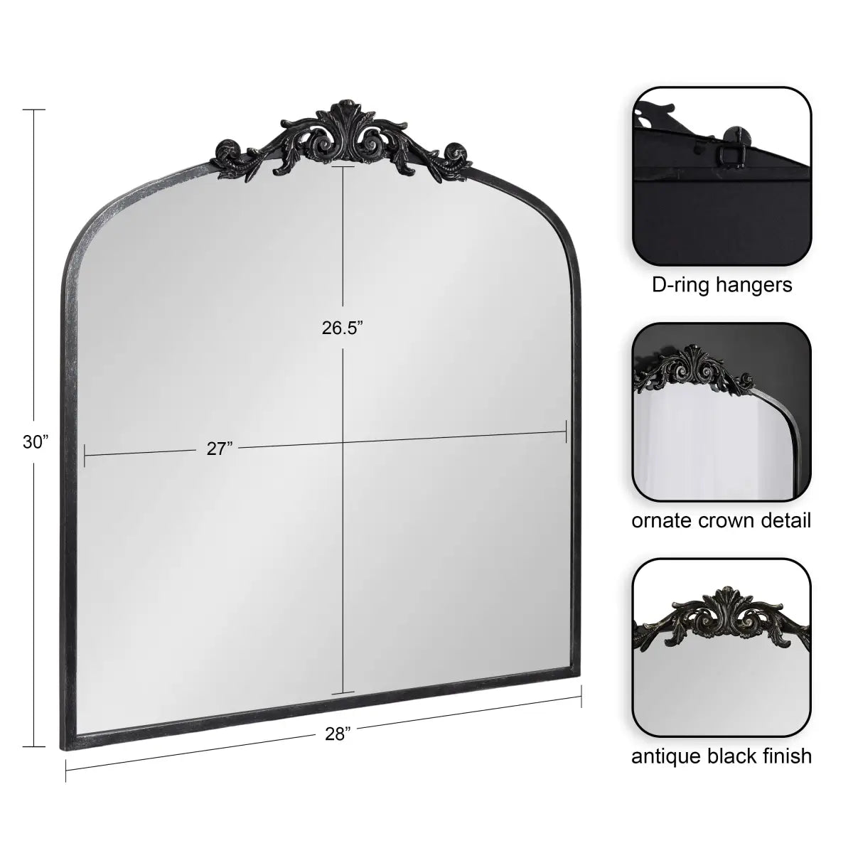 Arendahl Elegant Arch Mirror - kateandlaurel