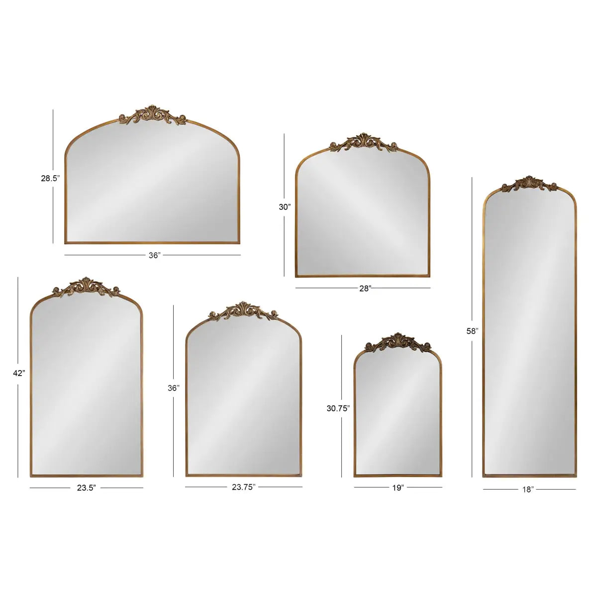 Arendahl Elegant Arch Mirror - kateandlaurel