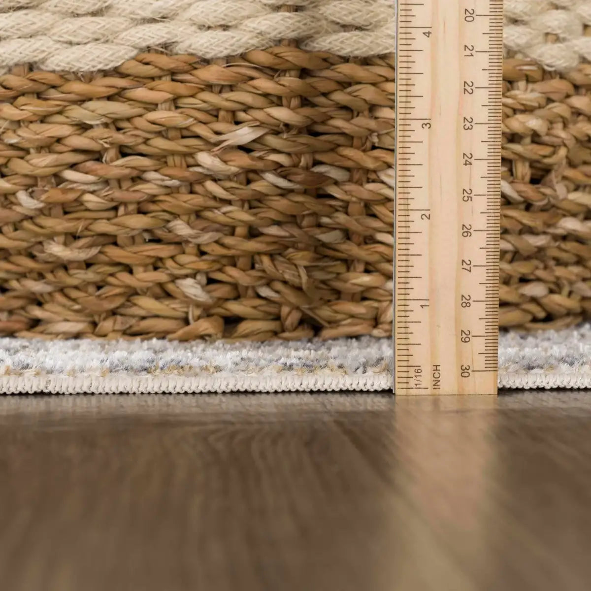 Arias Cream & Blue Washable Area Rug - Boutique Rugs