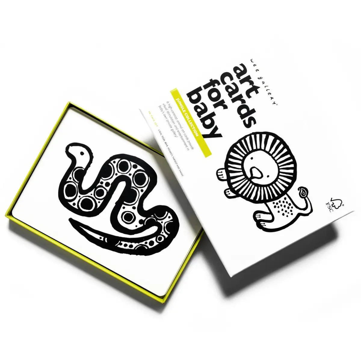 Art Cards for Baby - Jungle Collection - Wee Gallery