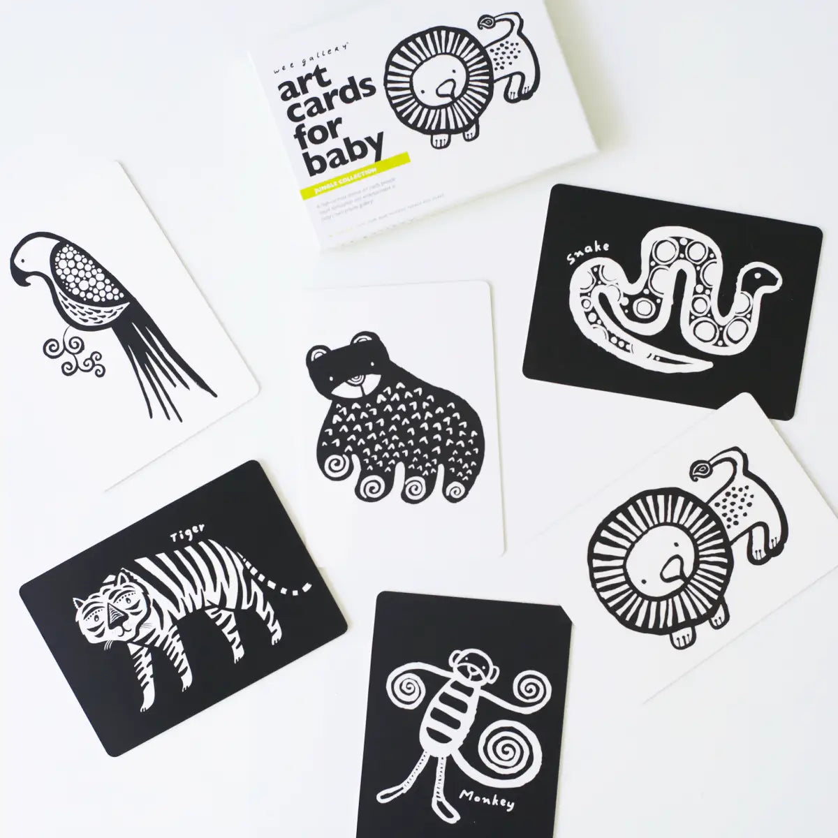 Art Cards for Baby - Jungle Collection - Wee Gallery