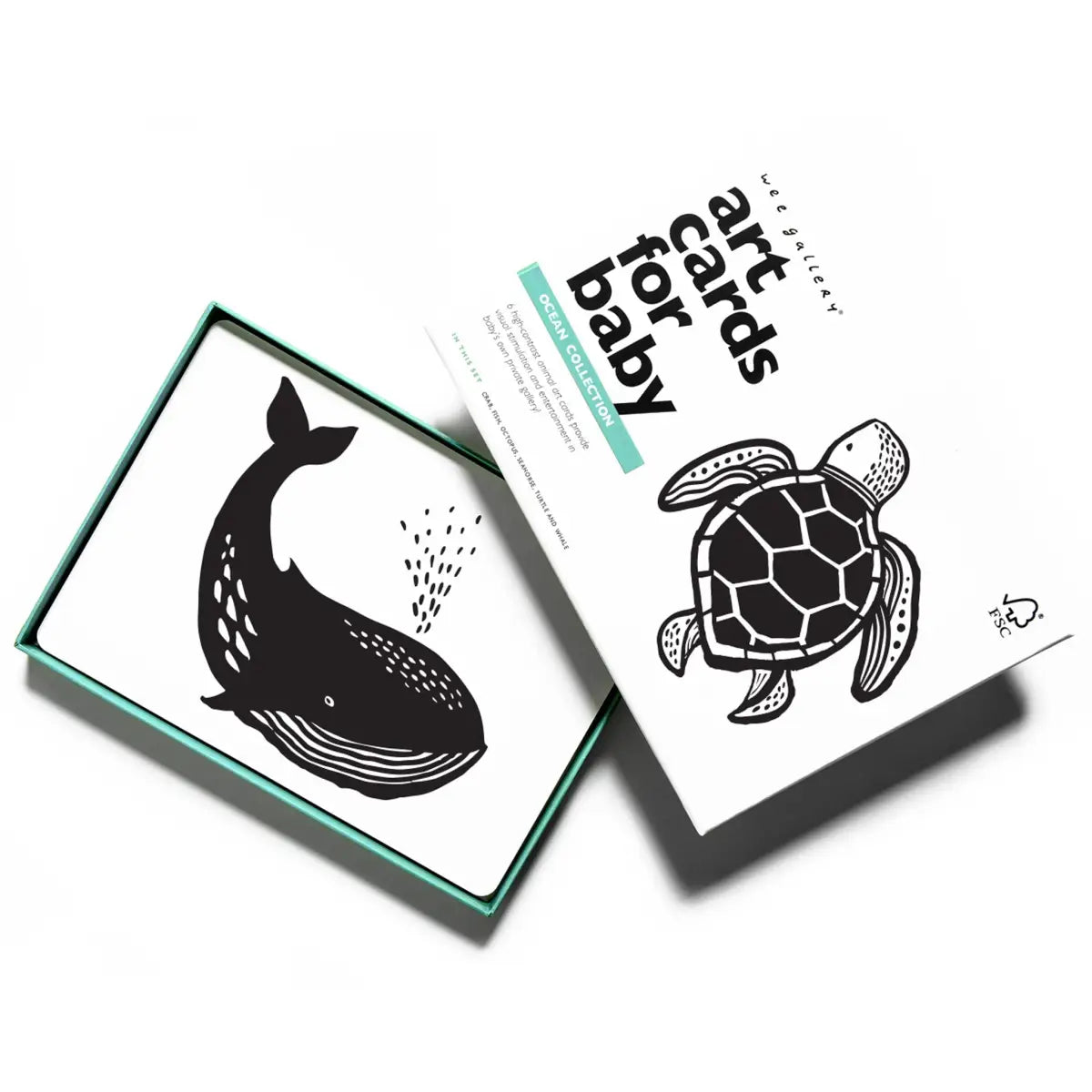 Art Cards for Baby - Ocean Collection - Wee Gallery