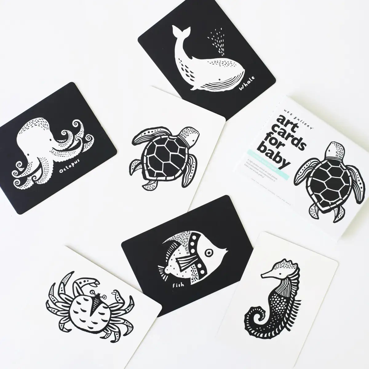 Art Cards for Baby - Ocean Collection - Wee Gallery