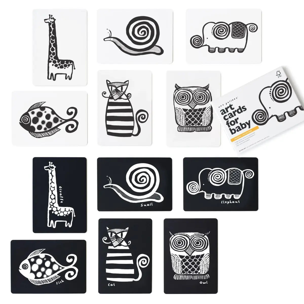 Art Cards for Baby - Original Collection - Wee Gallery