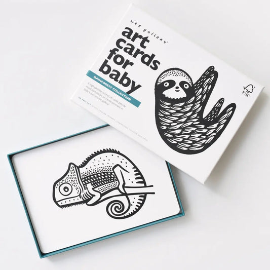 Art Cards for Baby - Rainforest Collection - Wee Gallery