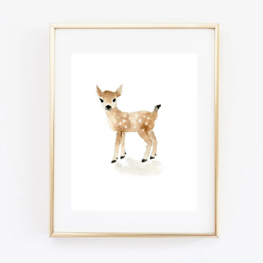 Art Print - Baby Deer - emily lex studio