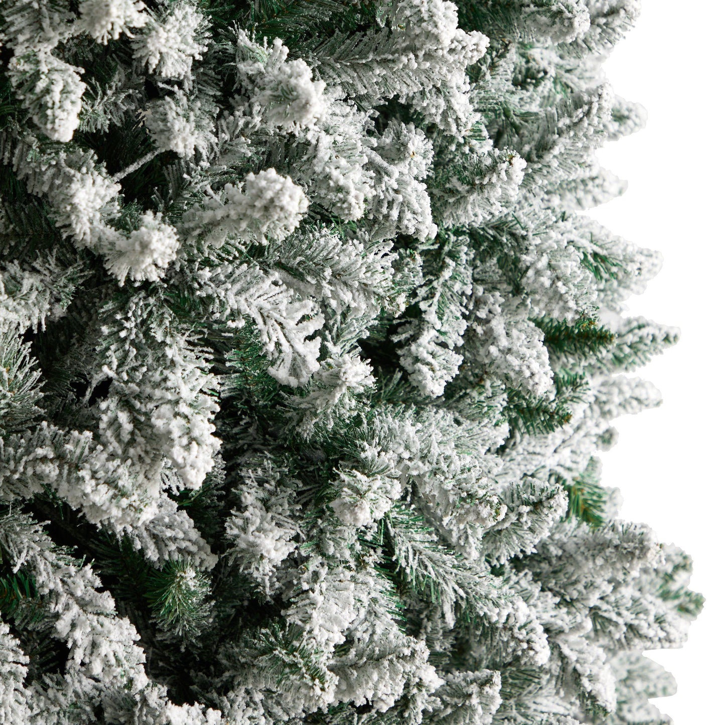 Sapin de Noël artificiel mince floqué de Montréal de 10 pi